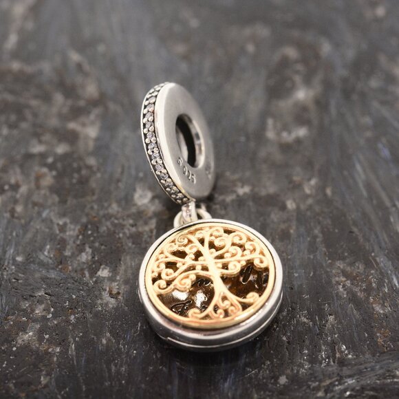 Pandora 925 Family Roots Dangle Charm - Picture 4 of 6